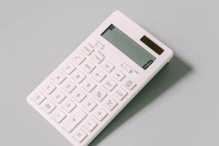 calculatrice blanche